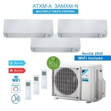 Daikin 3AMXM52N + 2x ATXM25A +